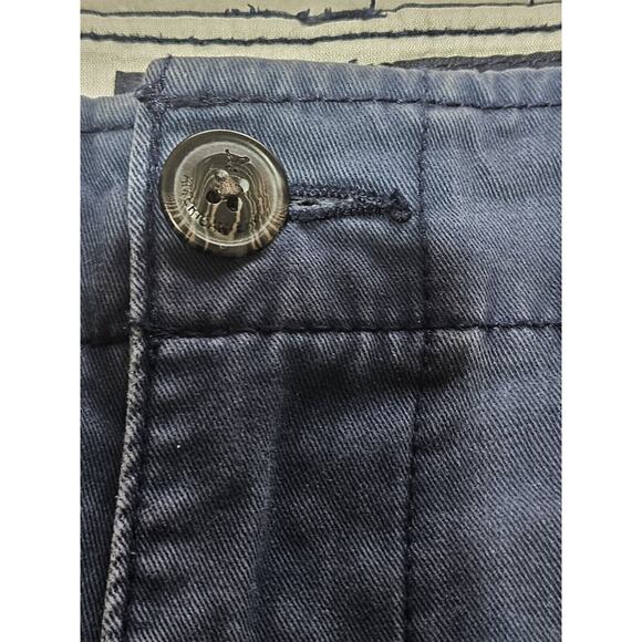 American Eagle Shorts Mens 32 Blue Classic Chino Flat Front Preppy - Picture 4 of 10